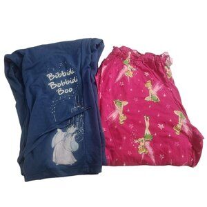 Lot of 2 Torrid Disney Womens Pajama Pants Cinderella & Tinkerbell Woman 3x
